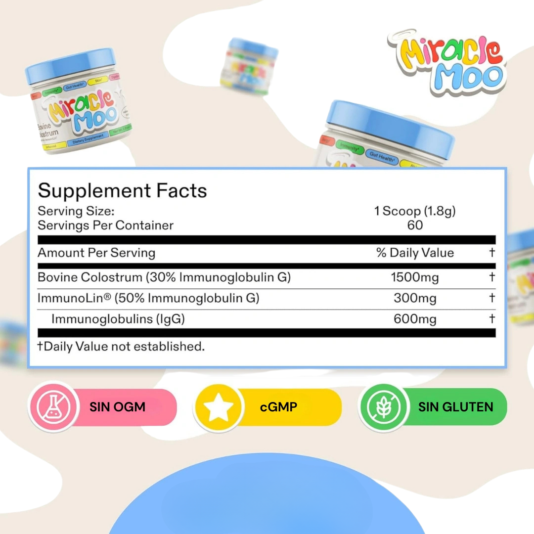 Miracle Moo – Calostro Bovino con ImmunoLin