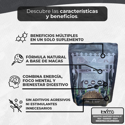 AO BLACK: Potencia Vital y Rendimiento Superior