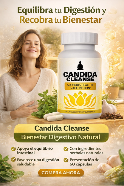 Candida Cleanse – Apoyo Digestivo y Equilibrio Intestinal Natural