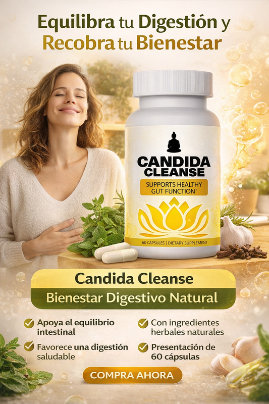 Candida Cleanse – Apoyo Digestivo y Equilibrio Intestinal Natural