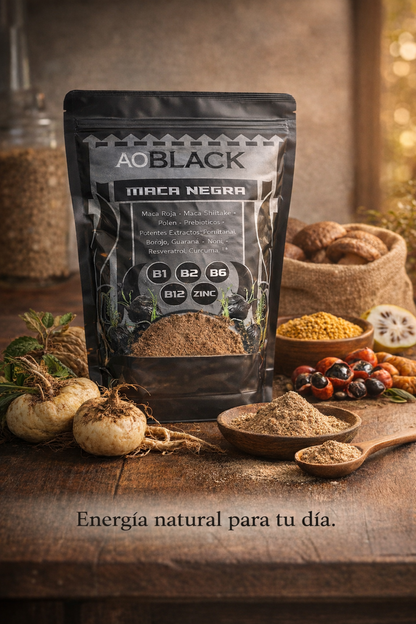 AO BLACK: Potencia Vital y Rendimiento Superior