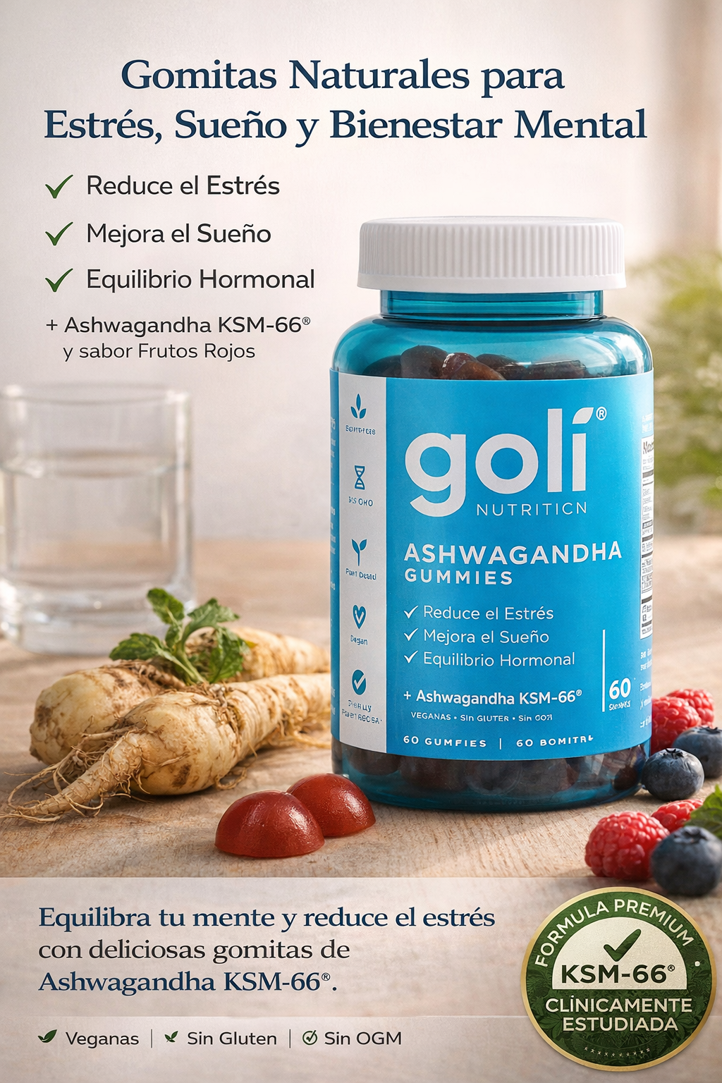 GOMAS GOLI NUTRITION CON ASHWAGANDHA